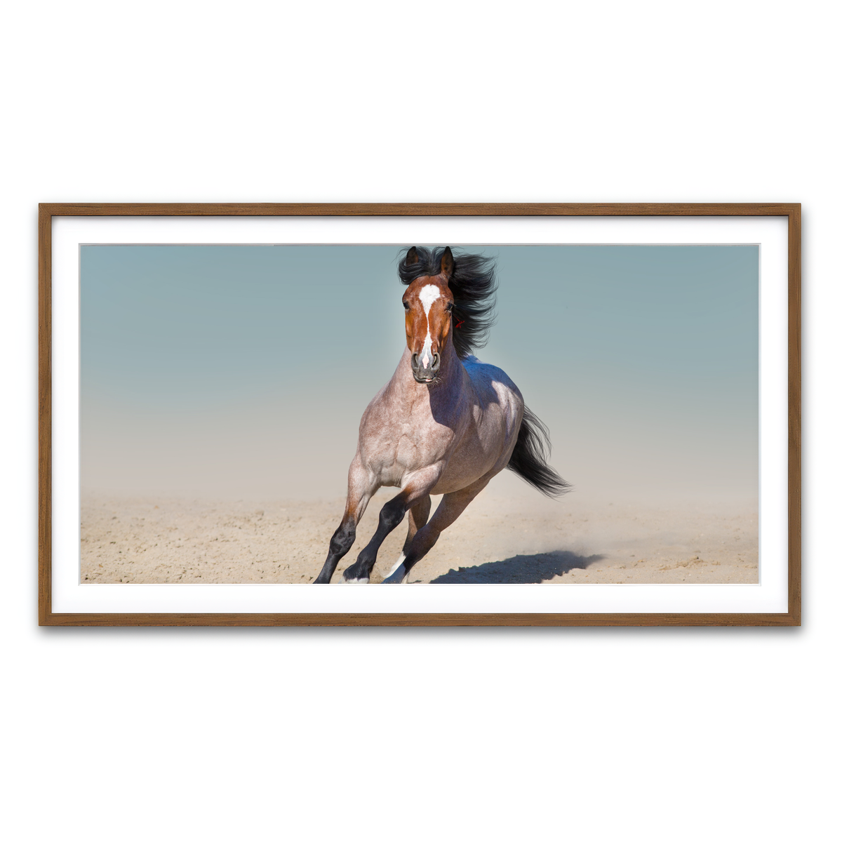 Framed Print 2x1 Walnut