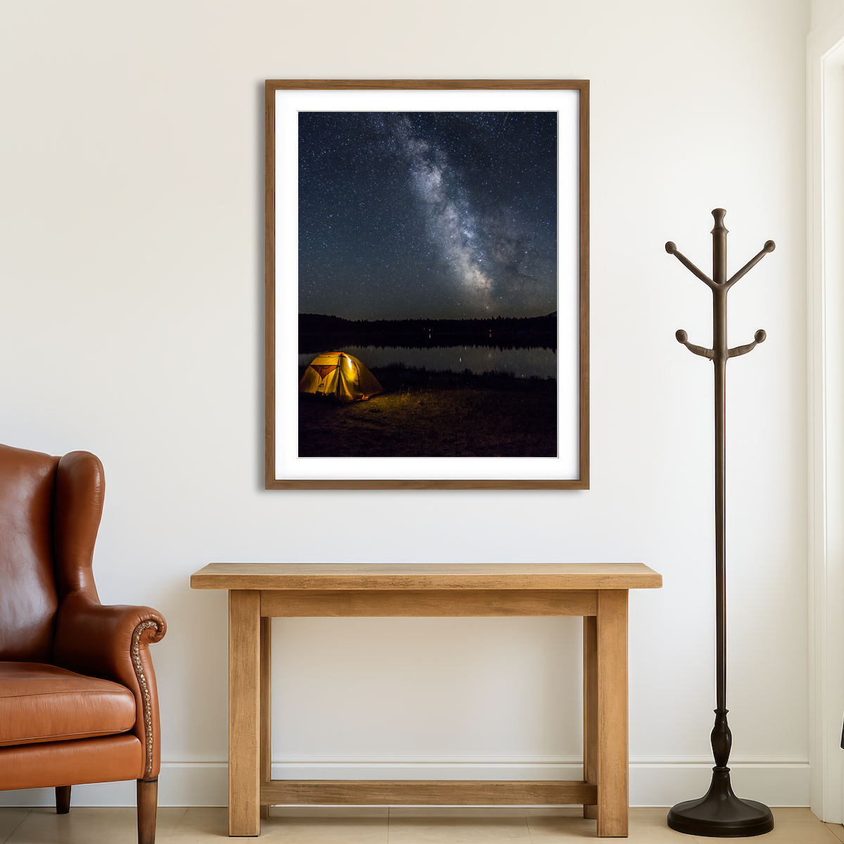 AUTO-MOCKUP ROOM | Horseshoe Lake Milky Way Wall Art