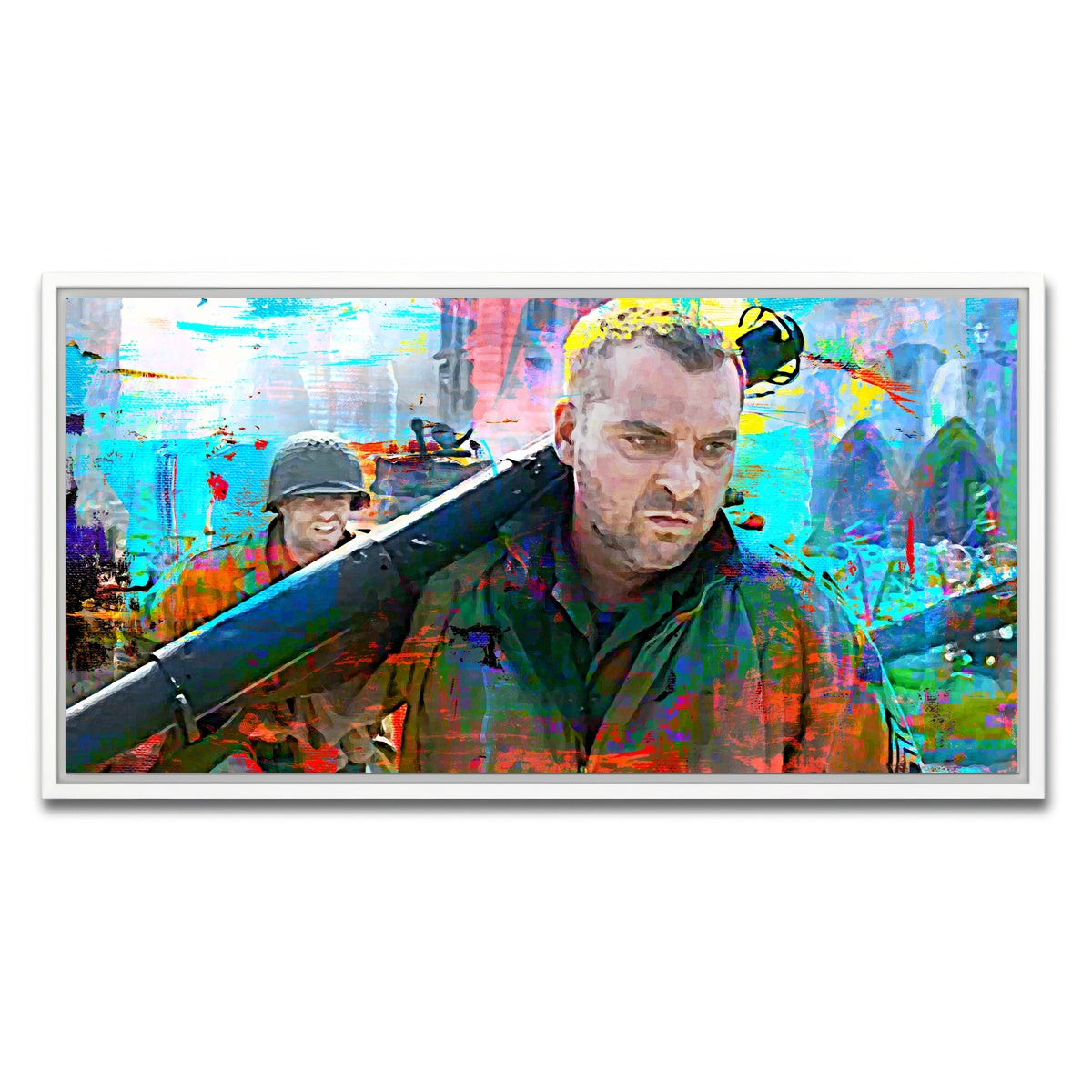 AUTO-MOCKUP WHITE | Horvath - Saving Private Ryan | 1 Piece | White Framed Canvas | group=2x1