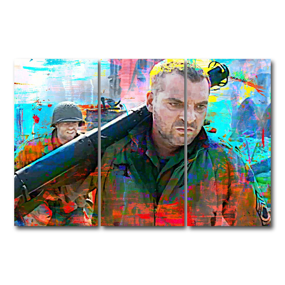 AUTO-MOCKUP WHITE | Horvath - Saving Private Ryan | 3 Piece | Gallery Wrap Canvas | group=12x24