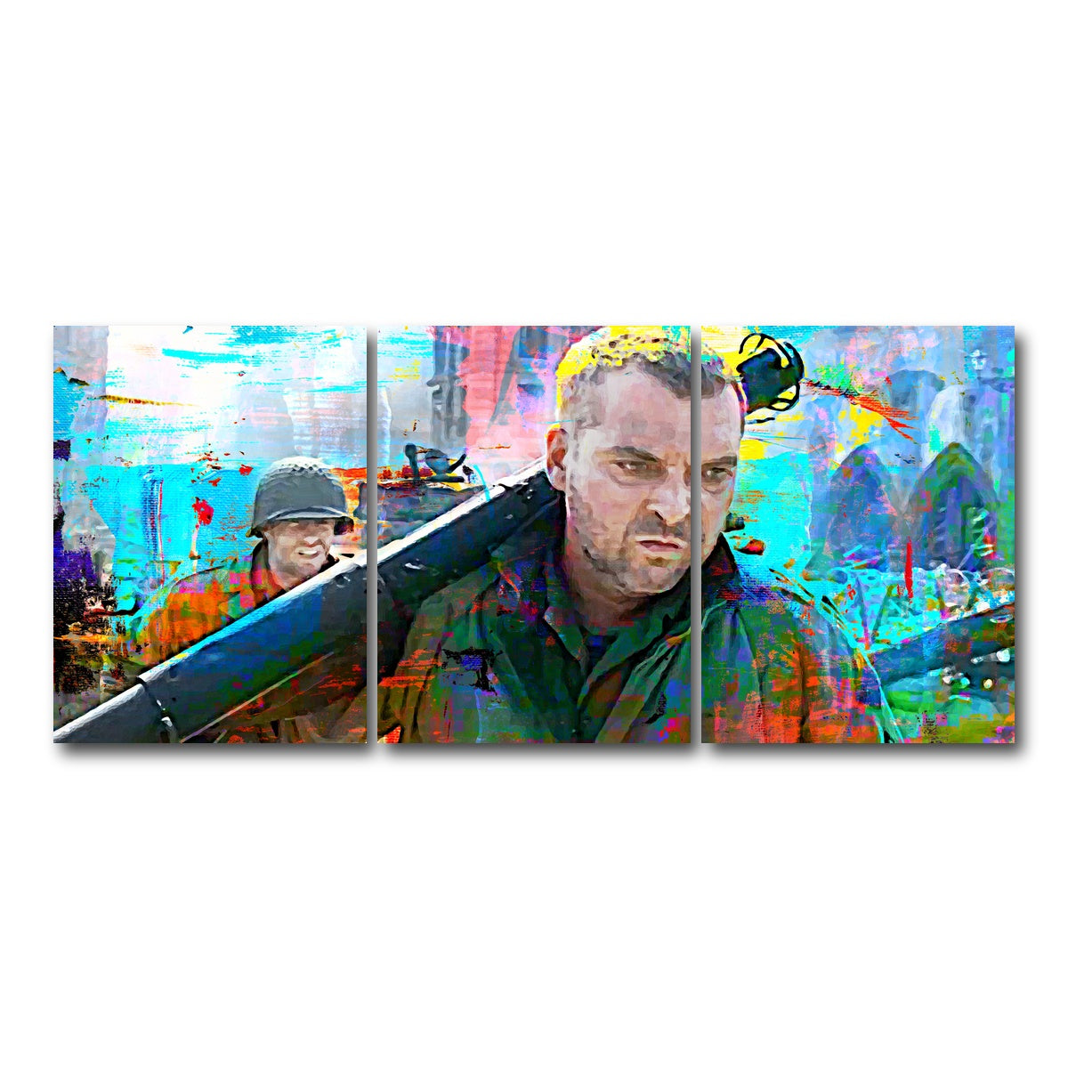 AUTO-MOCKUP WHITE | Horvath - Saving Private Ryan | 3 Piece | Gallery Wrap Canvas | group=18x24