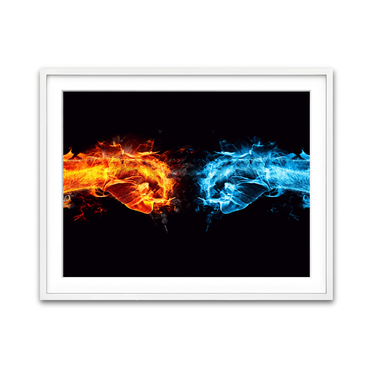 Framed Print 4x3 White