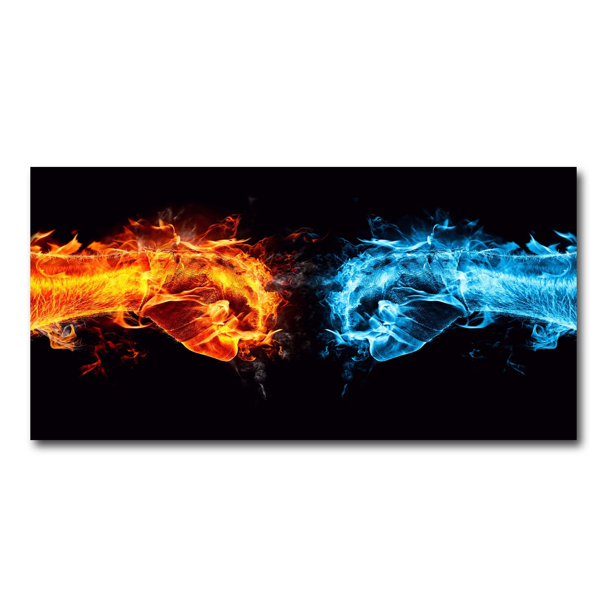 AUTO-MOCKUP WHITE | Hot Cold Fist Bump | 1 Piece | Gallery Wrap Canvas | group=2x1