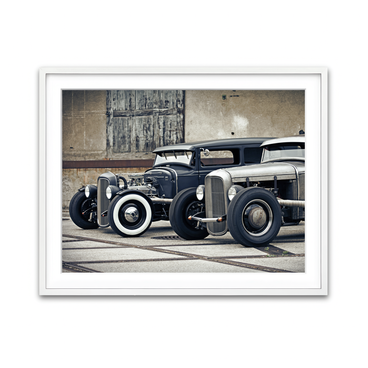 Framed Print 4x3 White