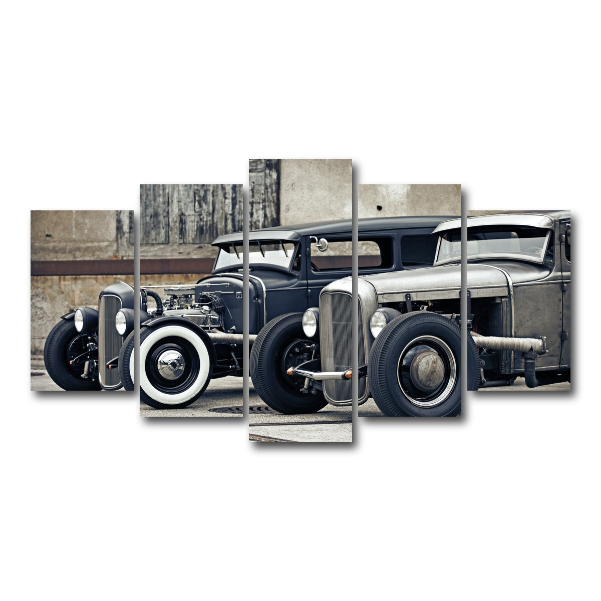 AUTO-MOCKUP WHITE | Hot Rods | 5 Piece | Gallery Wrap Canvas | group=5_normal