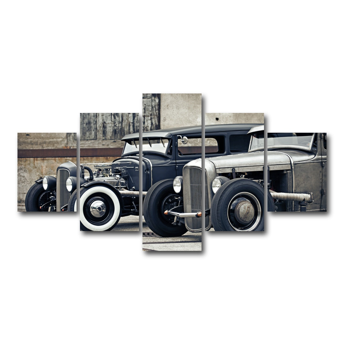 AUTO-MOCKUP WHITE | Hot Rods | 5 Piece | Gallery Wrap Canvas | group=5_short