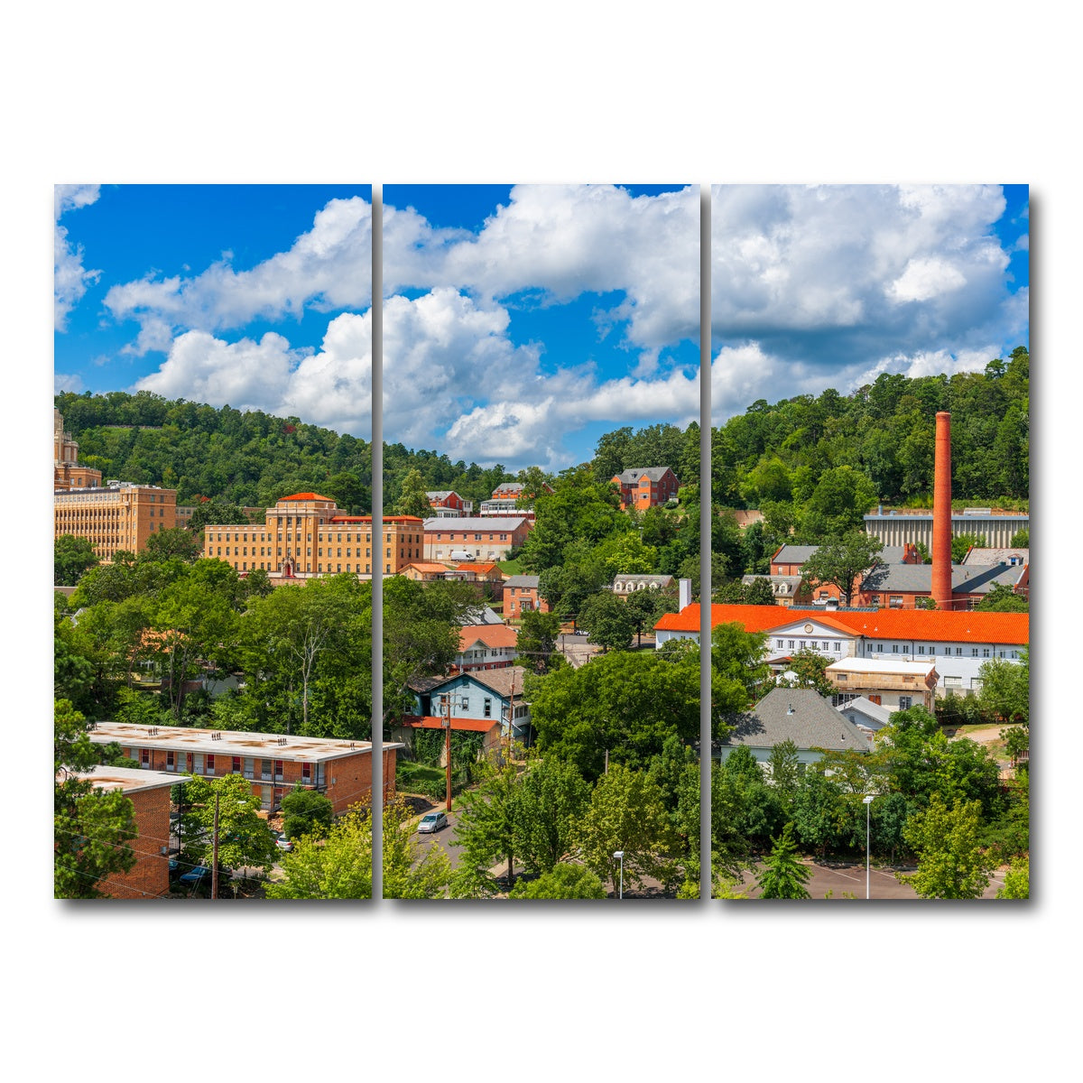 AUTO-MOCKUP WHITE | Hot Springs | 3 Piece | Gallery Wrap Canvas | group=8x18