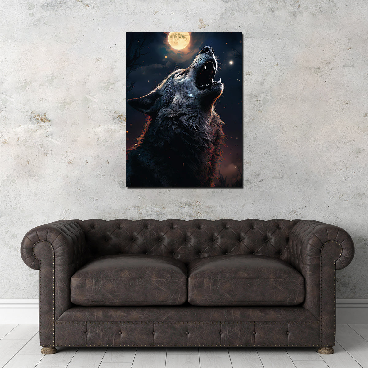 Howling Wolf Wall Art
