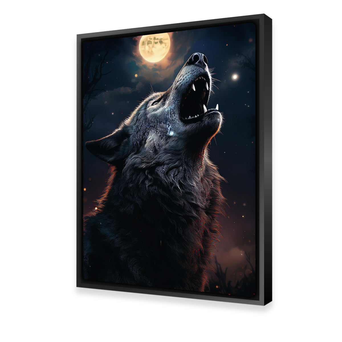 Howling Wolf Wall Art