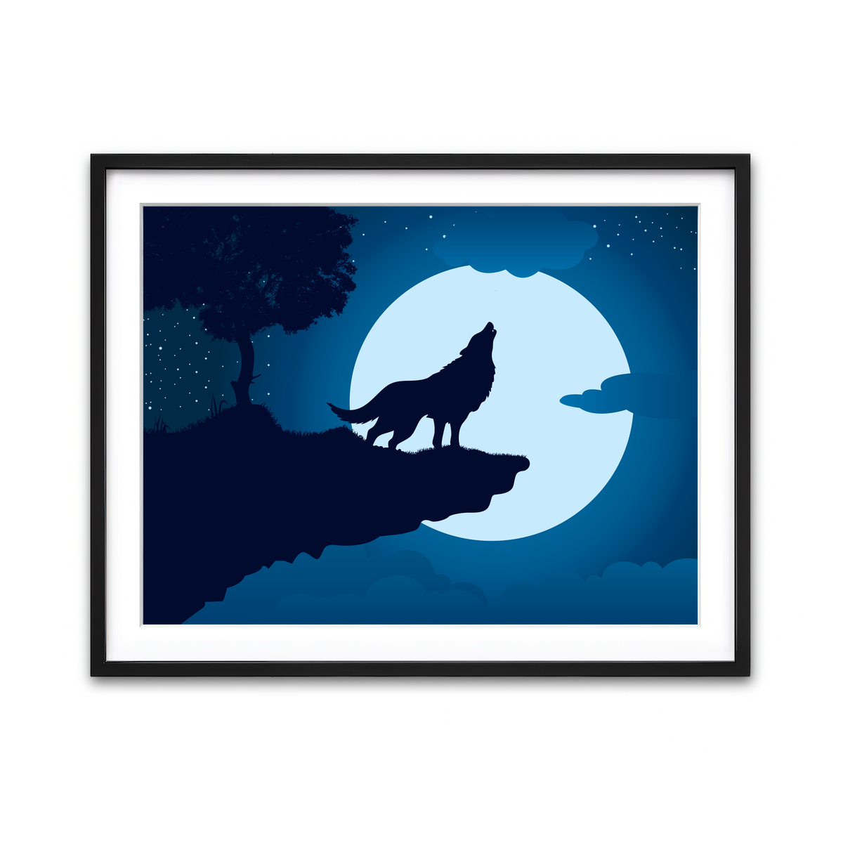 Framed Print 4x3 Black