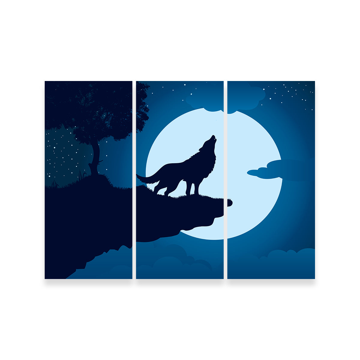 Howling at the Moon Wall Art