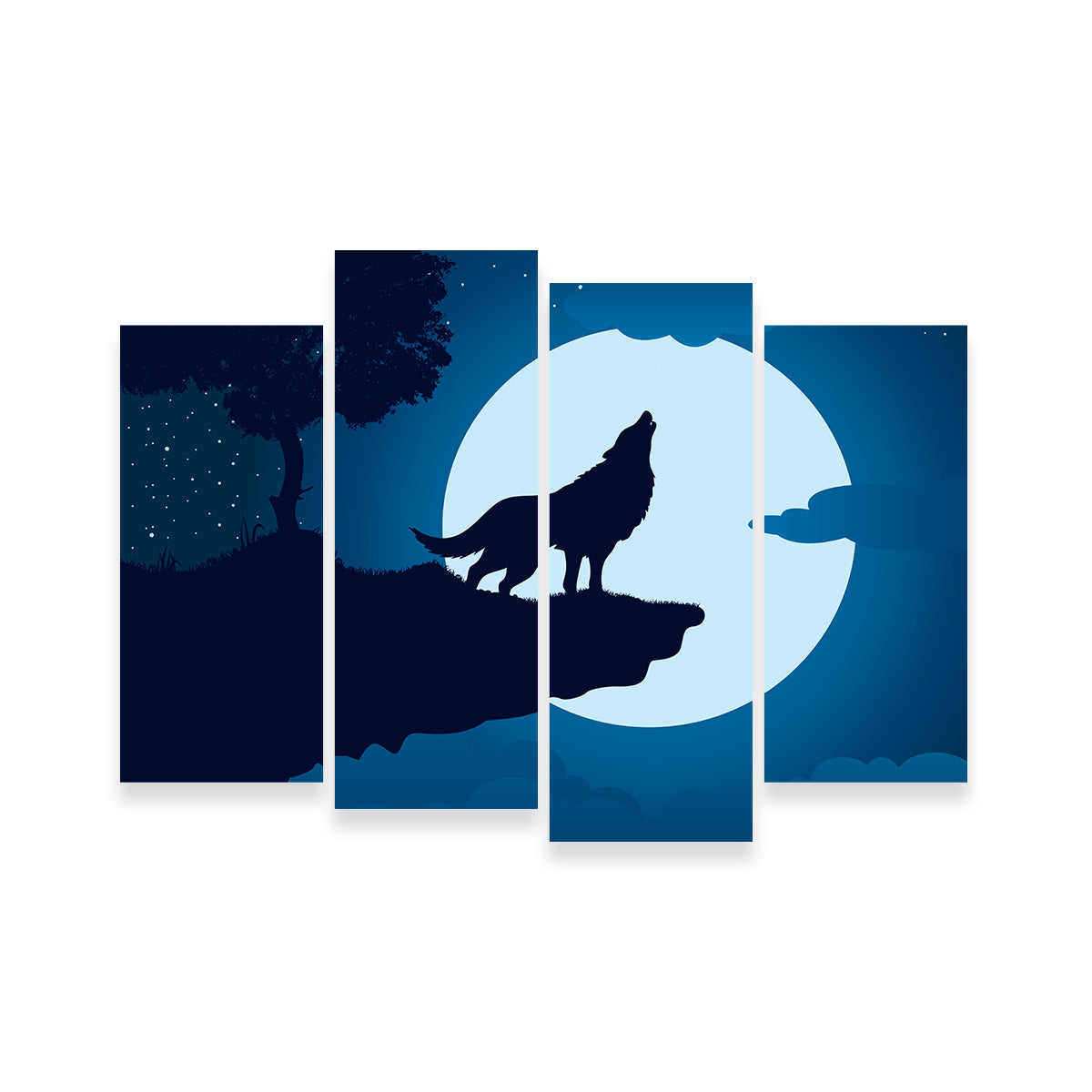 Howling at the Moon Wall Art