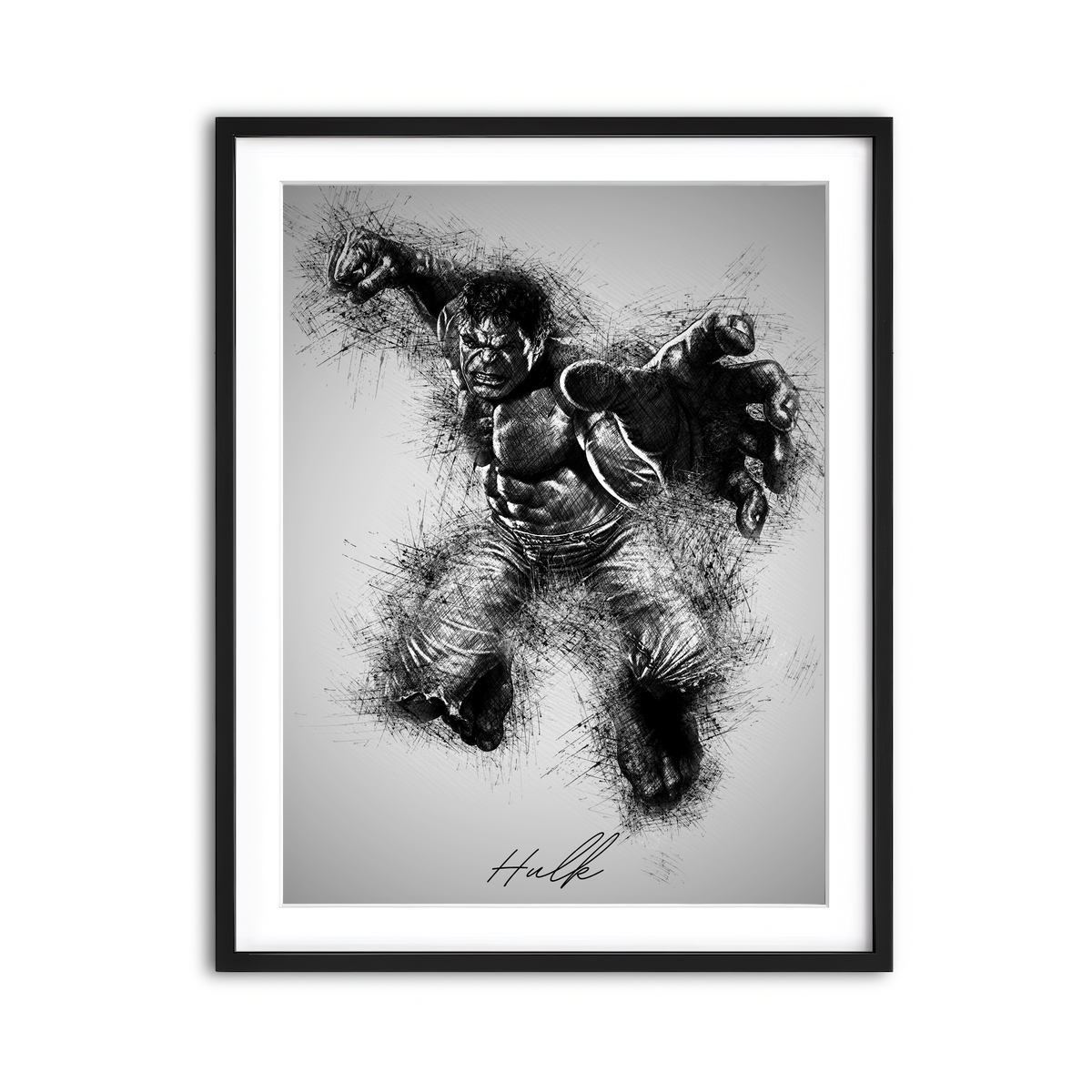 Framed Print 3x4 Black