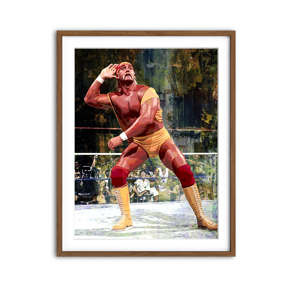 Framed Print 3x4 Walnut