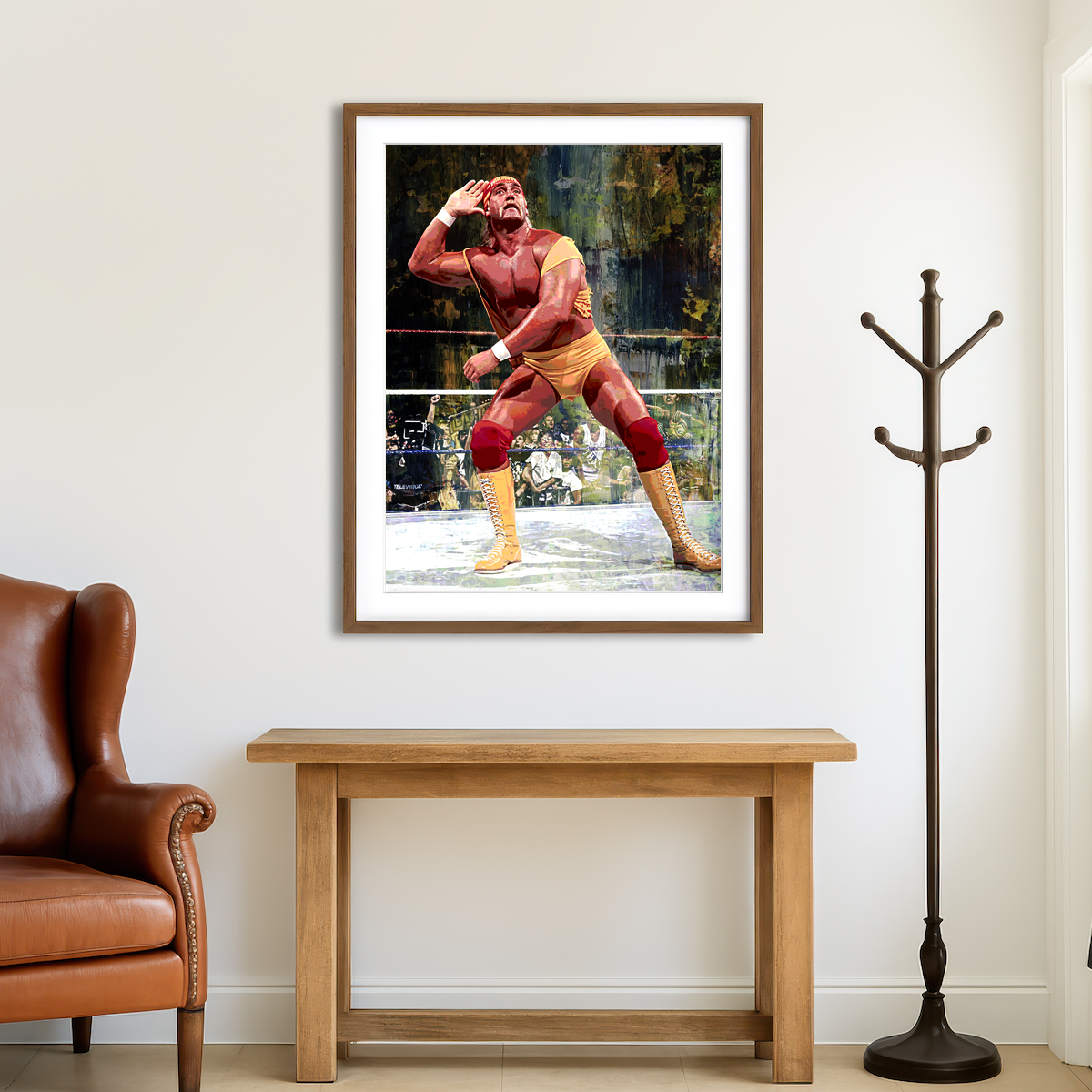 AUTO-MOCKUP ROOM | Hulkamania Wall Art