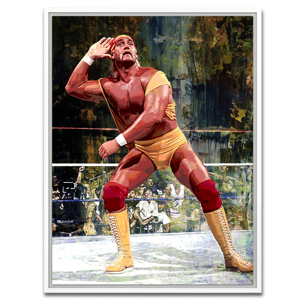 AUTO-MOCKUP WHITE | Hulkamania | 1 Piece | White Framed Canvas | group=3x4