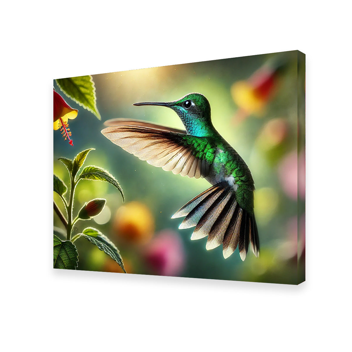 Hummingbird in Motion Wall Art