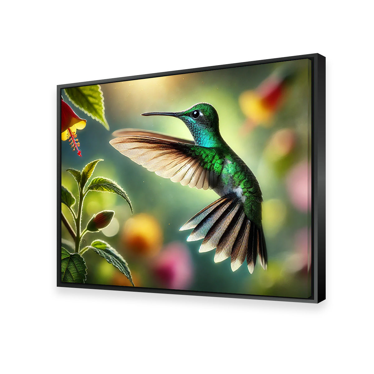 Hummingbird in Motion Wall Art