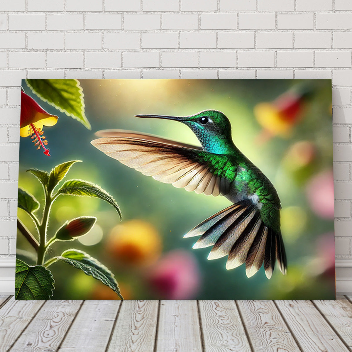 Hummingbird in Motion Wall Art