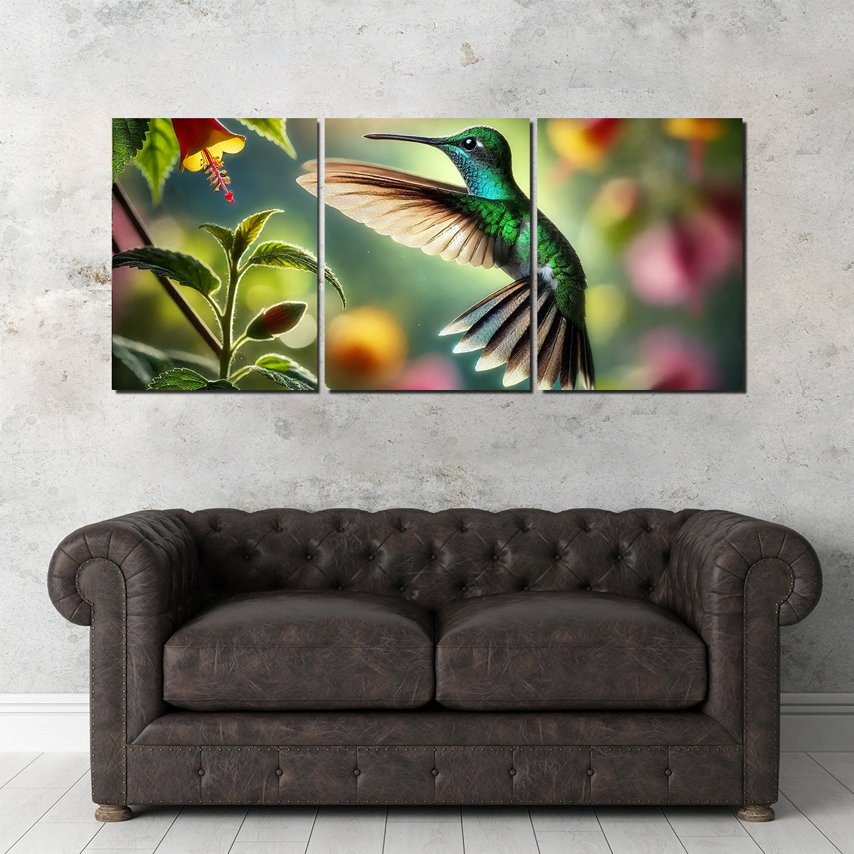 Hummingbird in Motion Wall Art