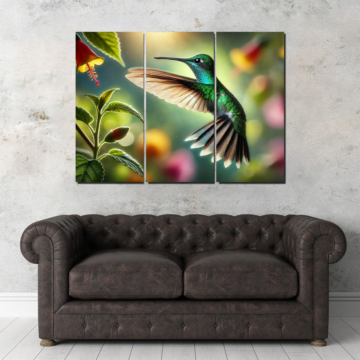 Hummingbird in Motion Wall Art