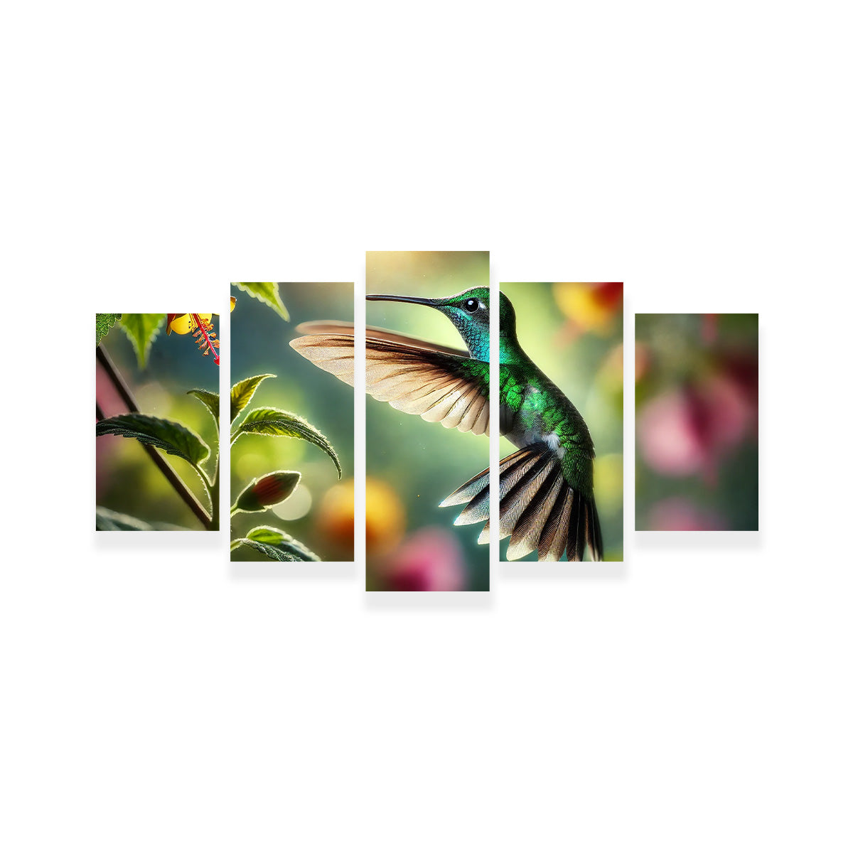 Hummingbird in Motion Wall Art