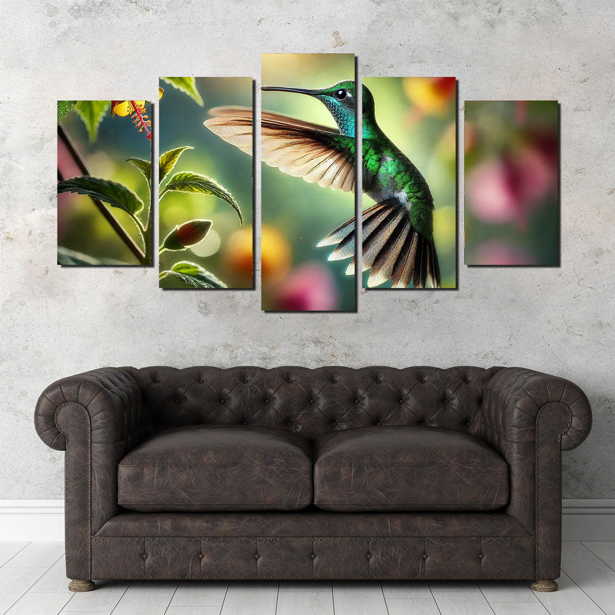 Hummingbird in Motion Wall Art