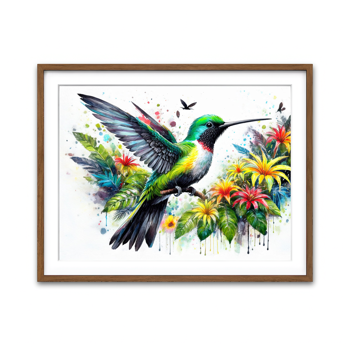 Framed Print 4x3 Walnut