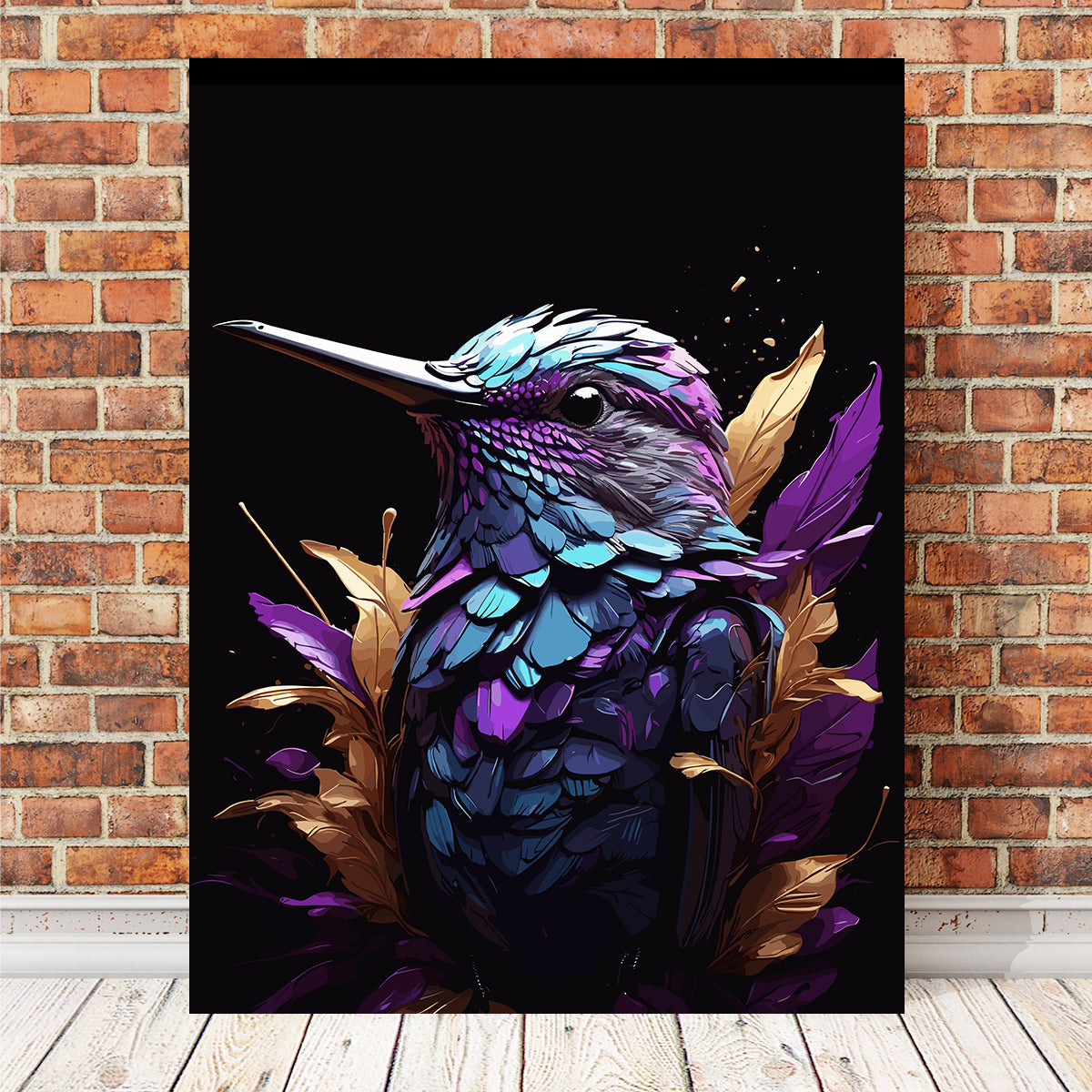 Hummingbird Animal Wall Art