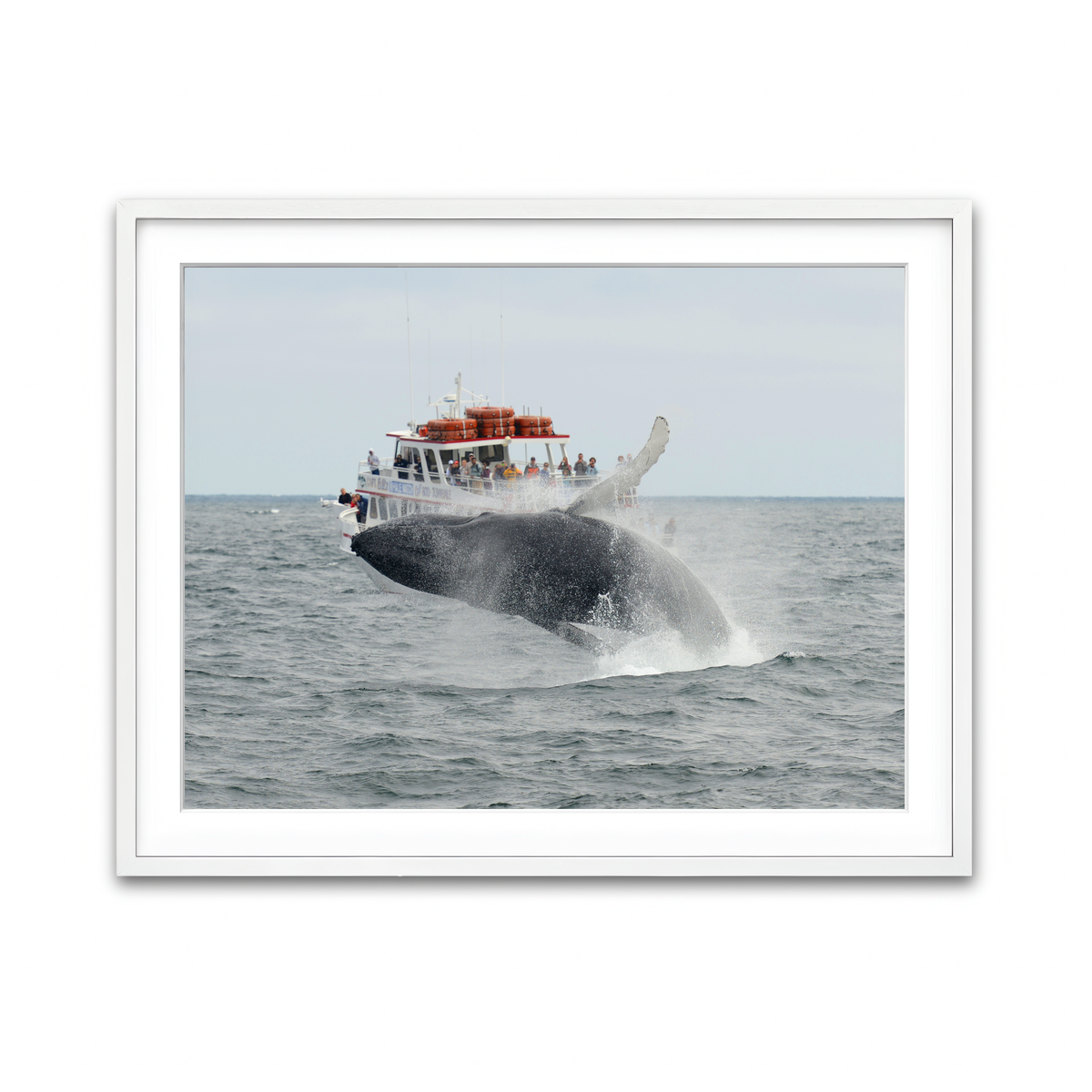 Framed Print 4x3 White