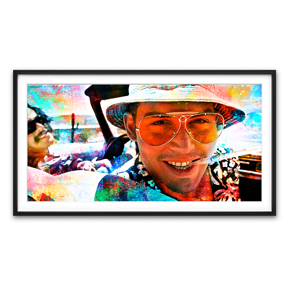 Framed Print 2x1 Black