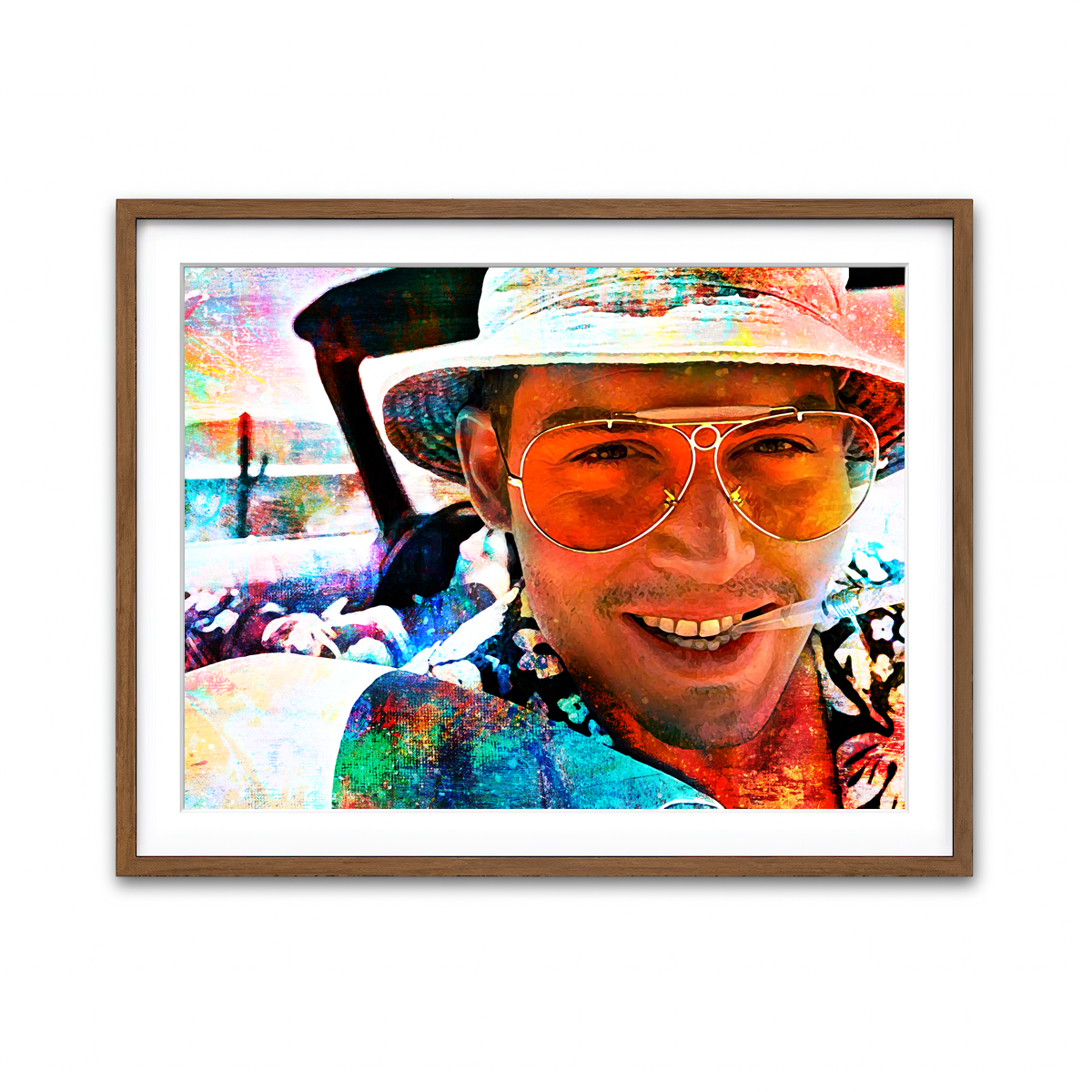 Framed Print 4x3 Walnut