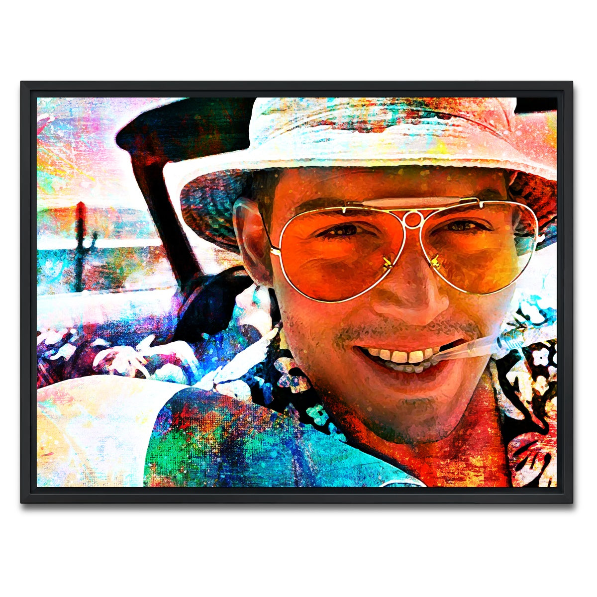 AUTO-MOCKUP WHITE | Hunter S | 1 Piece | Black Framed Canvas | group=4x3