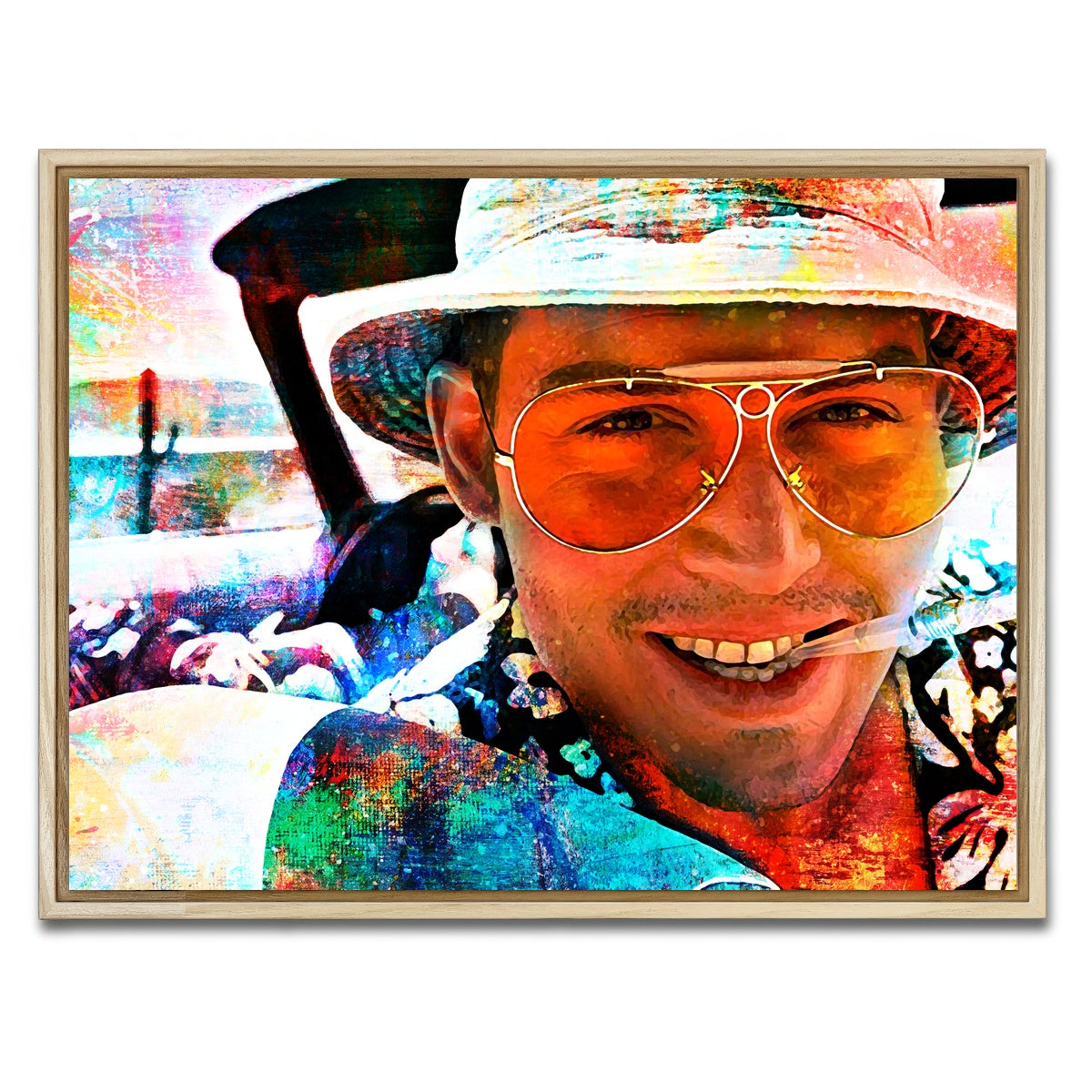 AUTO-MOCKUP WHITE | Hunter S | 1 Piece | Natural Framed Canvas | group=4x3