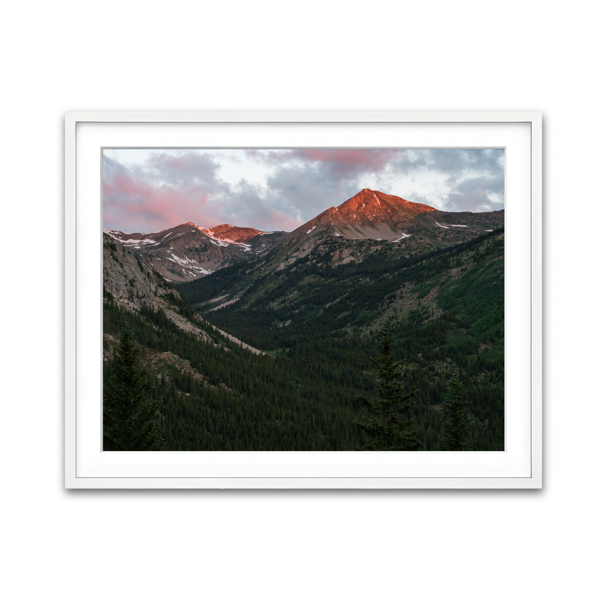 Framed Print 4x3 White