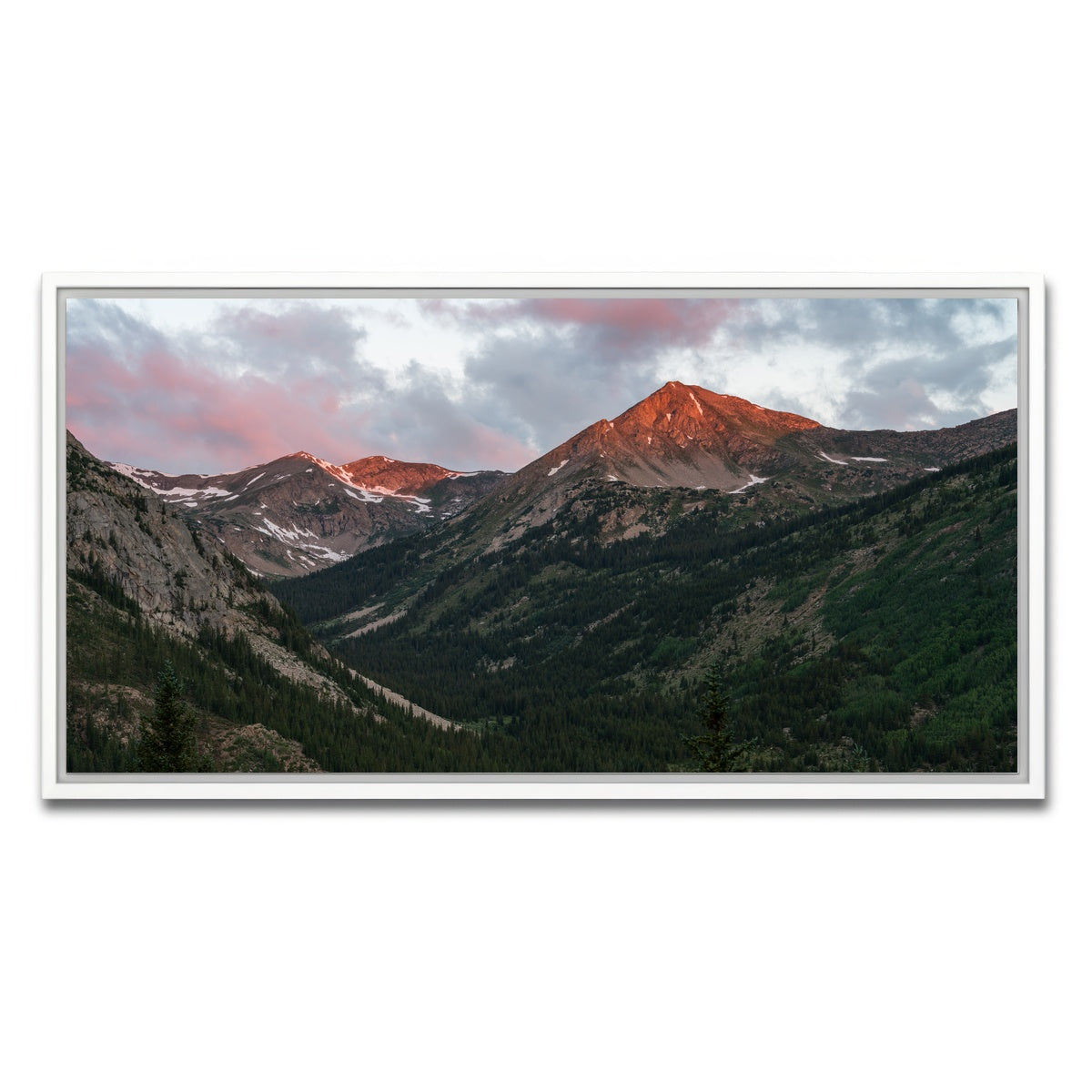 AUTO-MOCKUP WHITE | Huron Peak | 1 Piece | White Framed Canvas | group=2x1