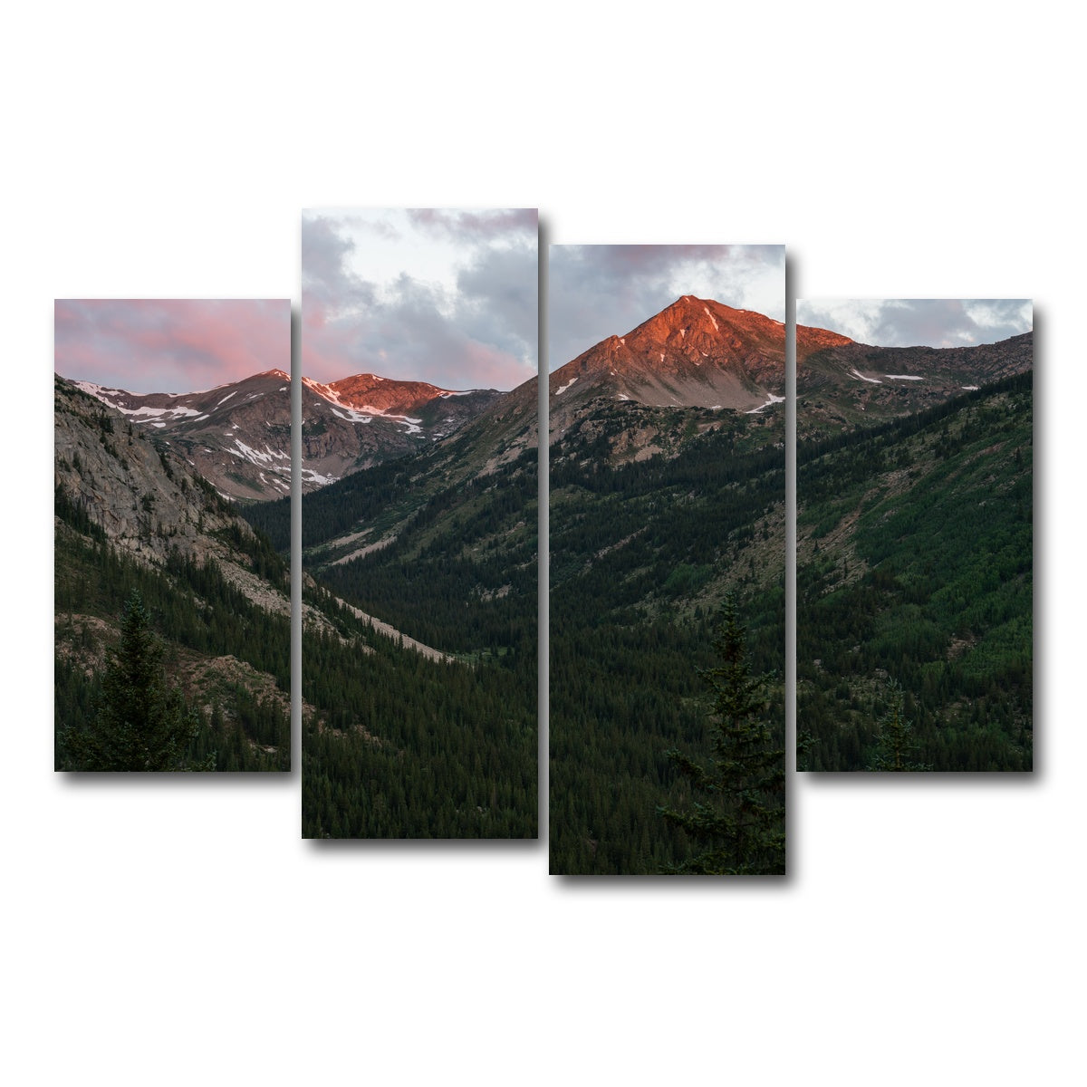 AUTO-MOCKUP WHITE | Huron Peak | 4 Piece | Gallery Wrap Canvas | group=4_short