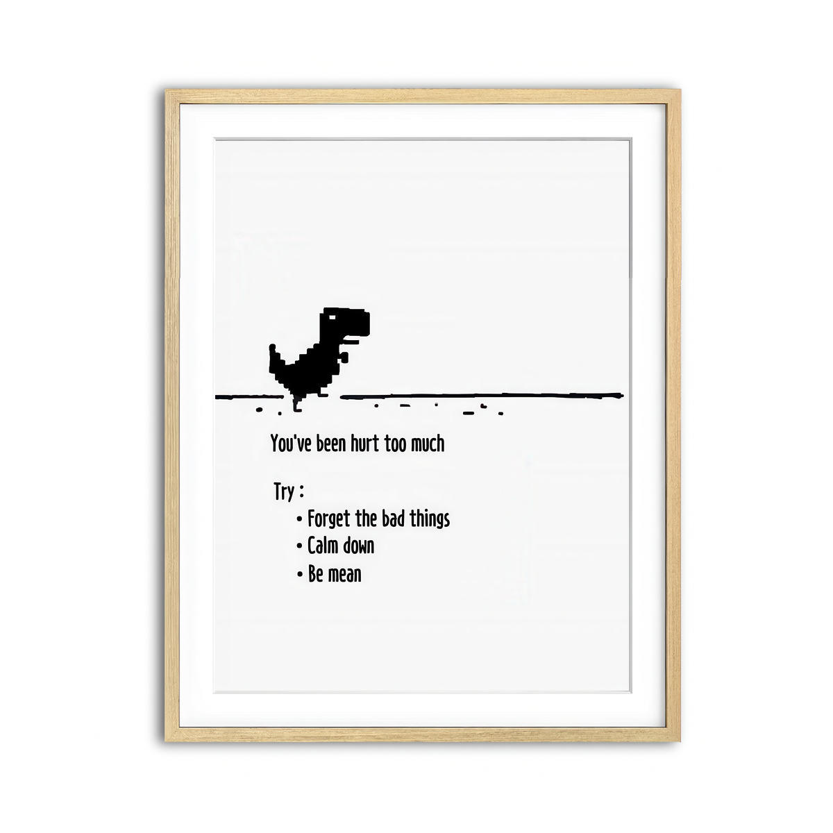 Framed Print 3x4 Natural