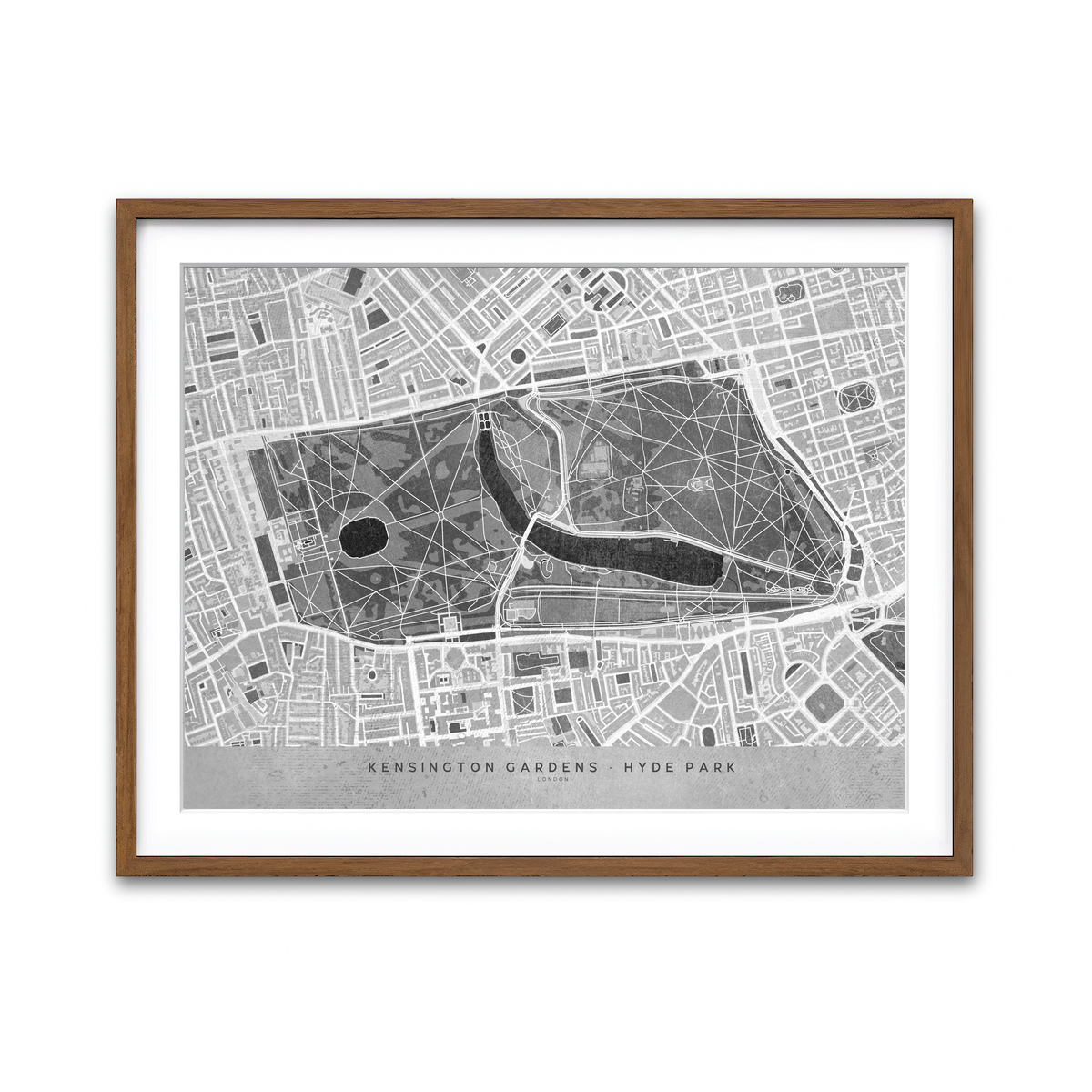 Framed Print 4x3 Walnut