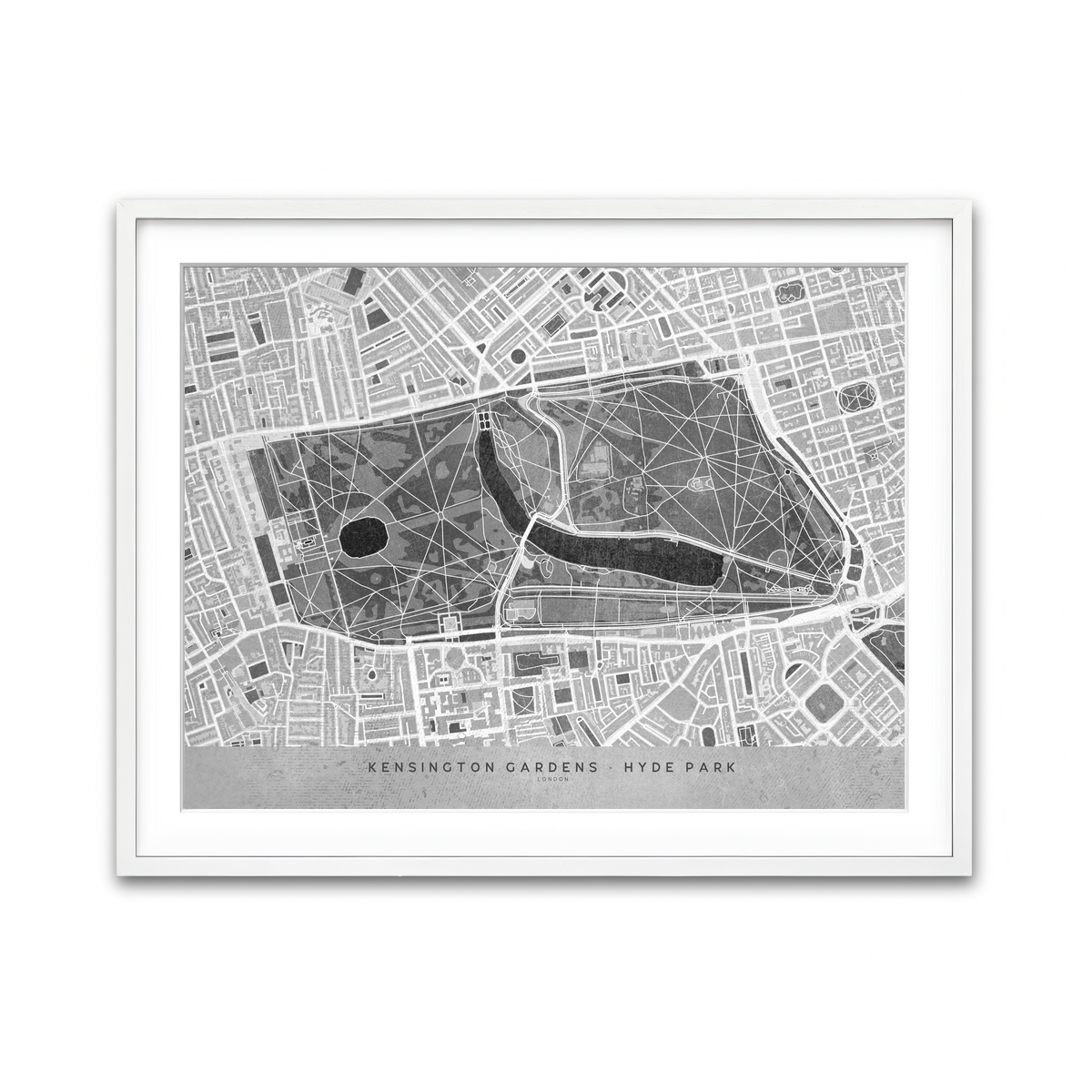 Framed Print 4x3 White