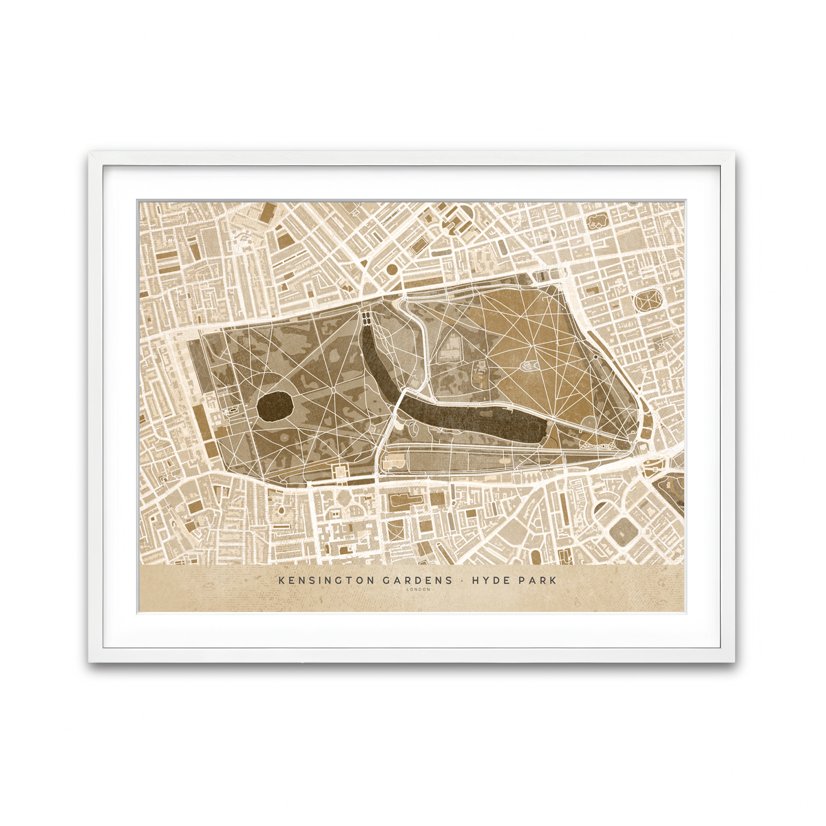 Framed Print 4x3 White