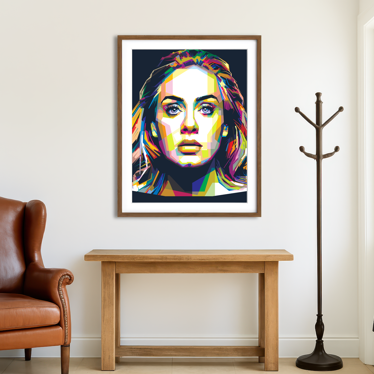 AUTO-MOCKUP ROOM | Hypnotising Adele Wall Art