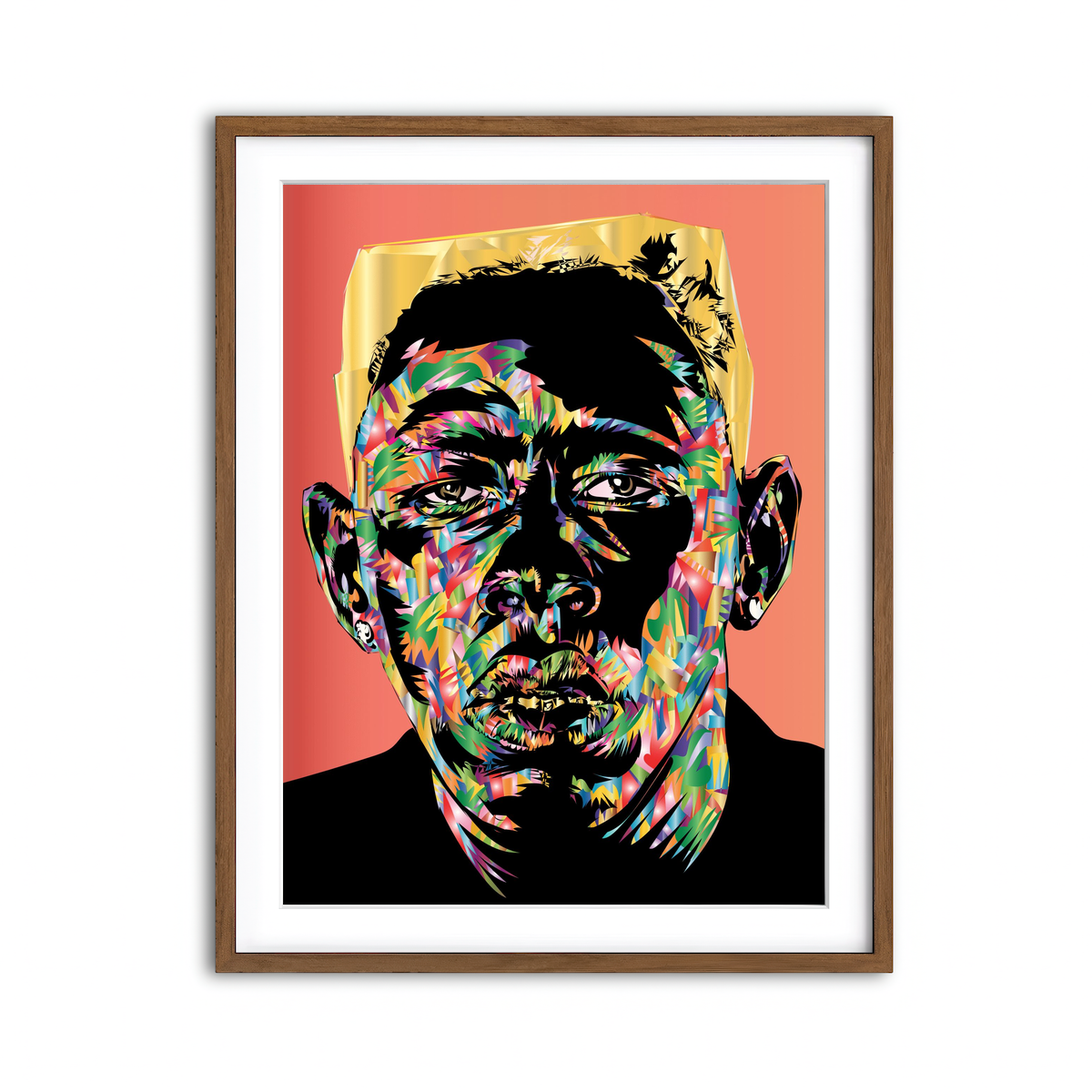 Framed Print 3x4 Walnut