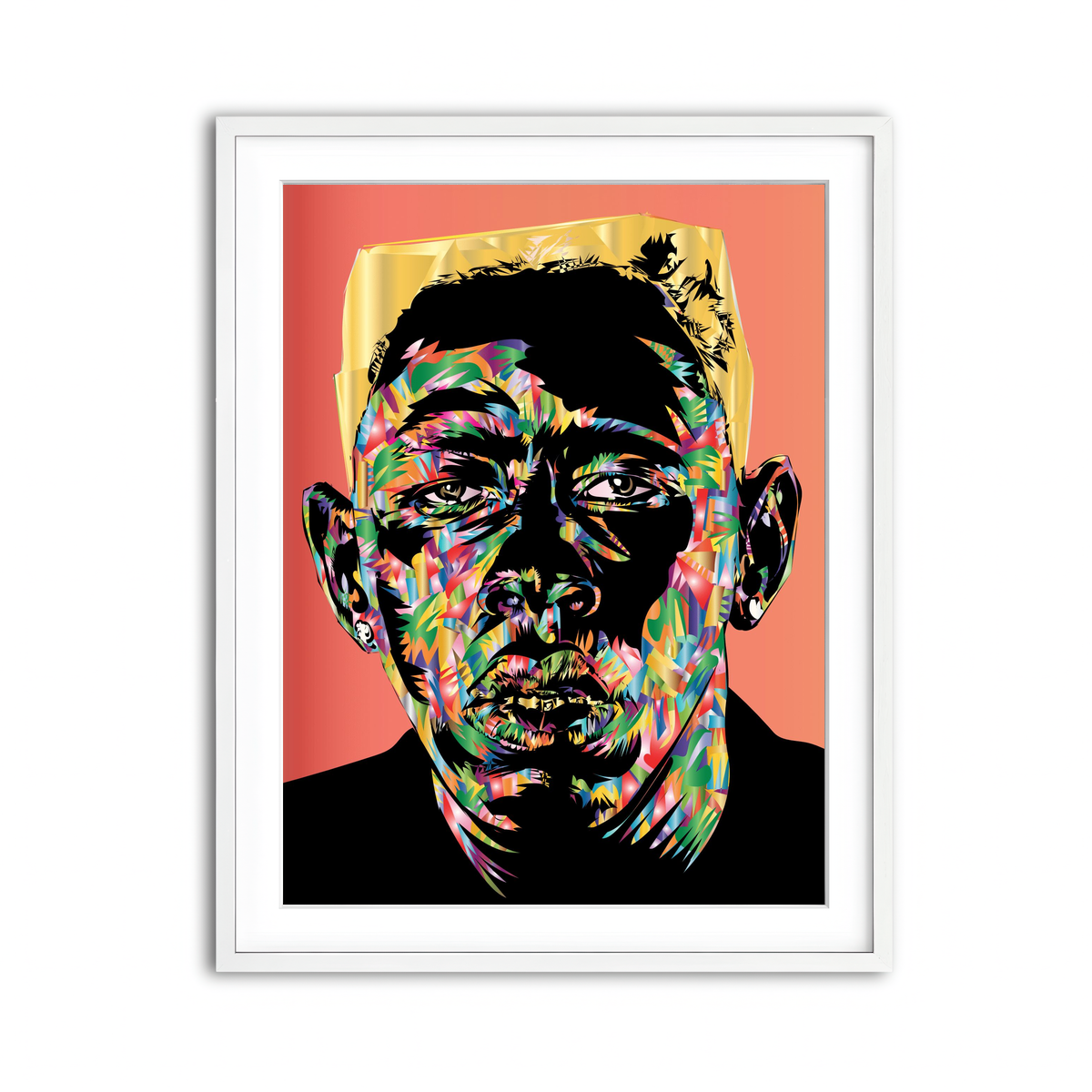 Framed Print 3x4 White