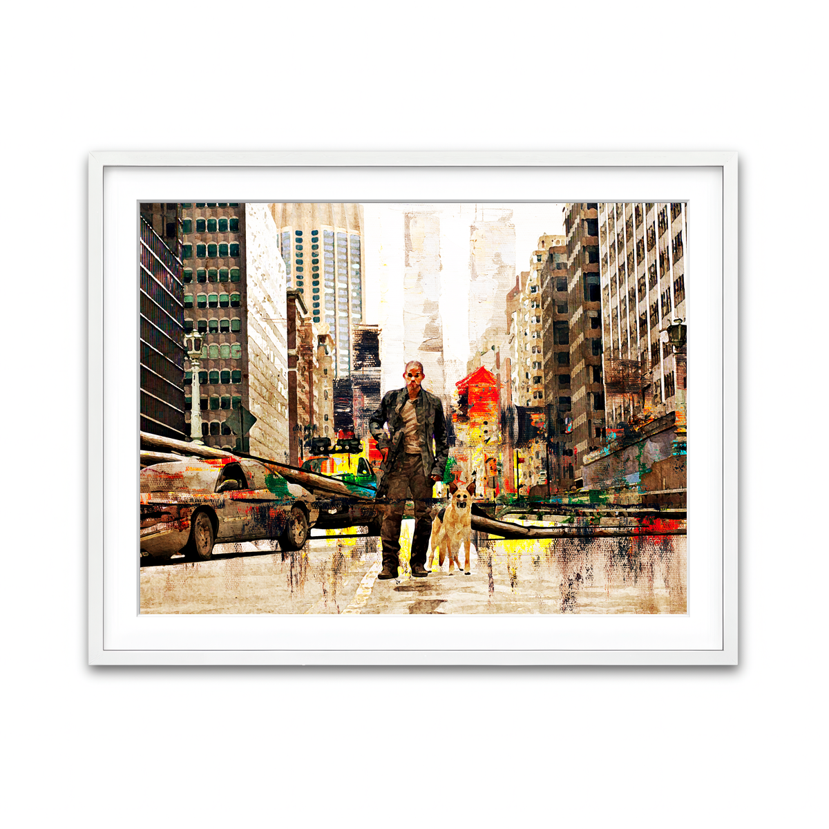 Framed Print 4x3 White