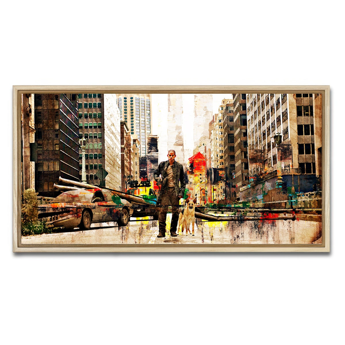AUTO-MOCKUP WHITE | I Am Legend | 1 Piece | Natural Framed Canvas | group=2x1