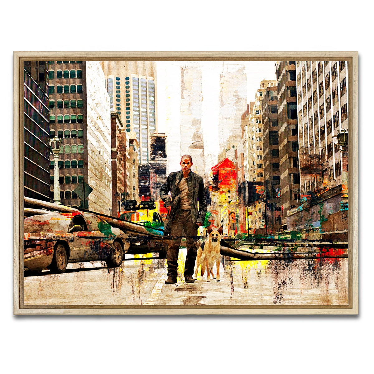 AUTO-MOCKUP WHITE | I Am Legend | 1 Piece | Natural Framed Canvas | group=4x3