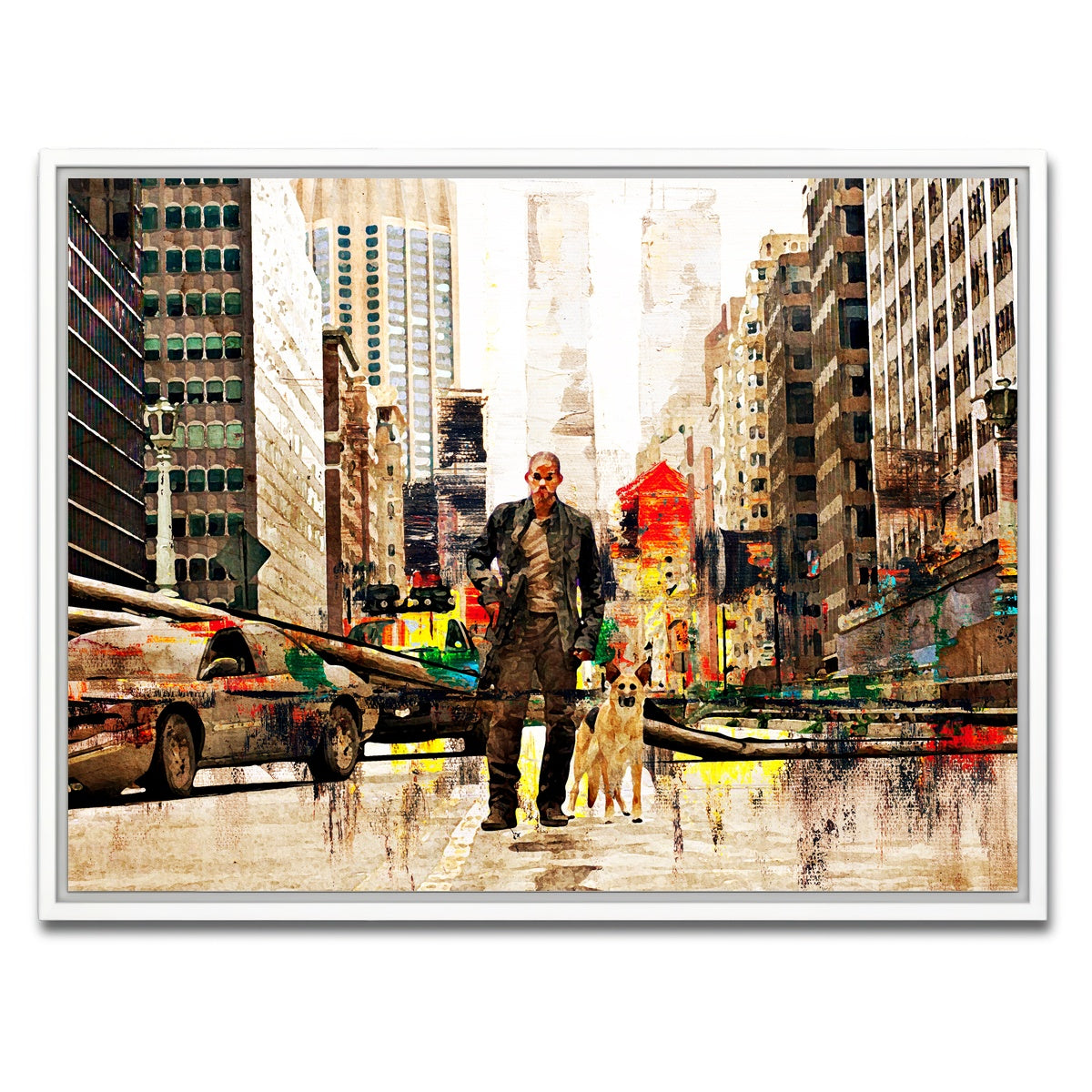 AUTO-MOCKUP WHITE | I Am Legend | 1 Piece | White Framed Canvas | group=4x3