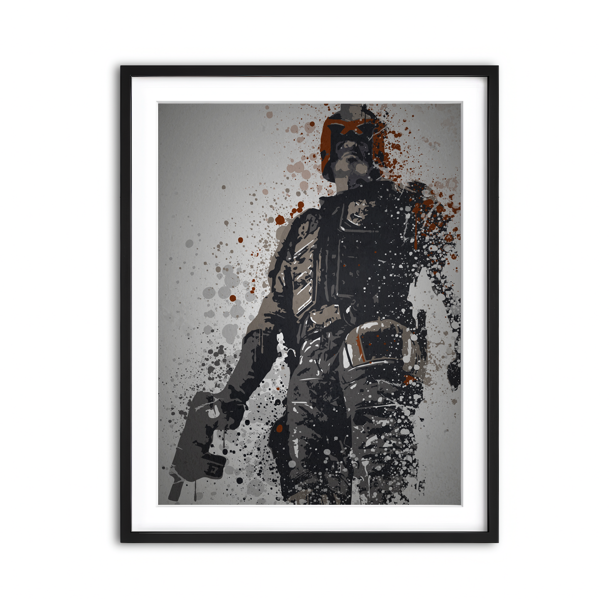 Framed Print 3x4 Black