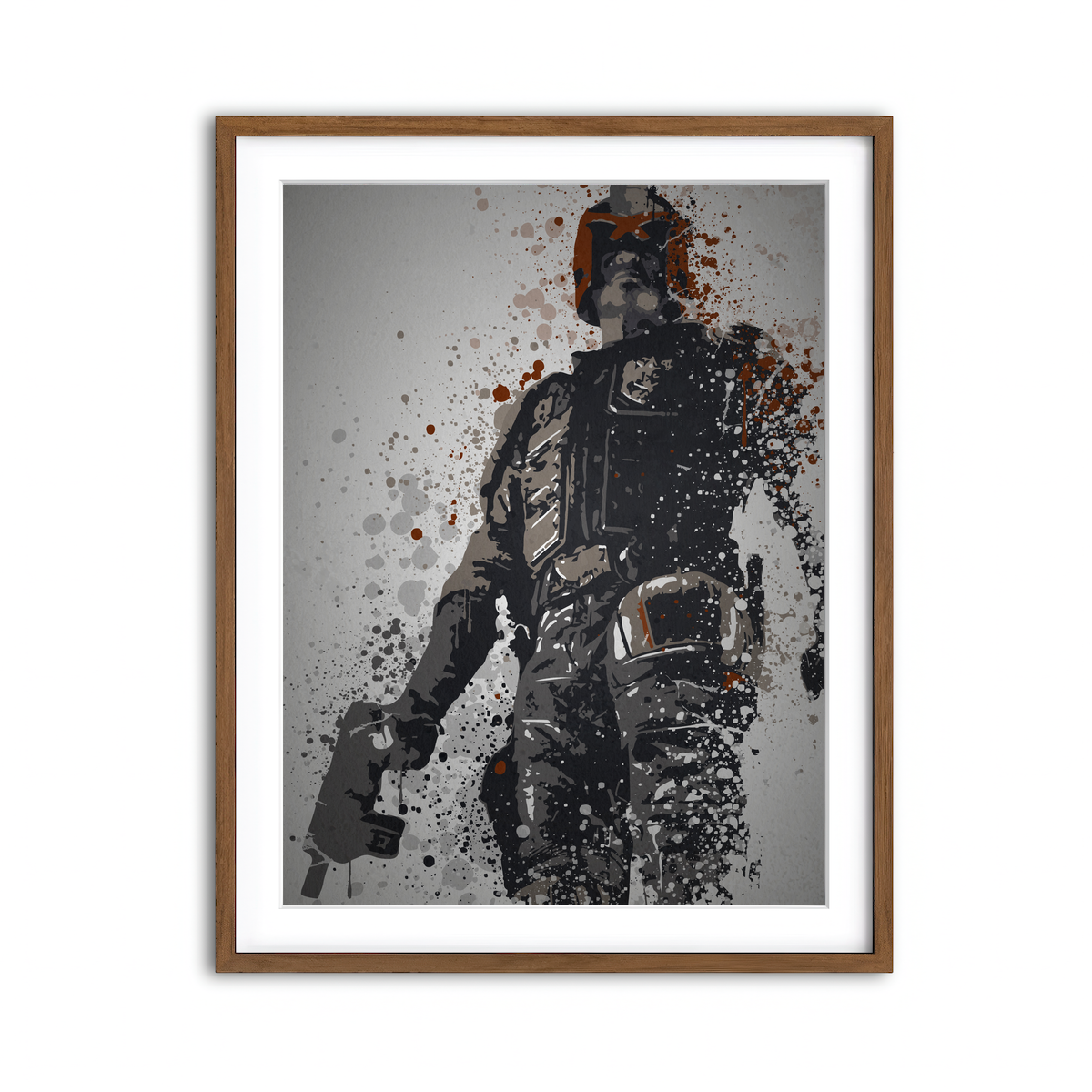 Framed Print 3x4 Walnut